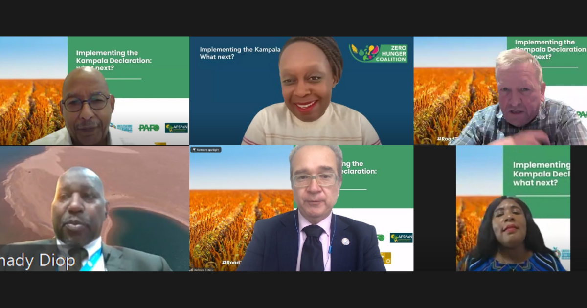 Implementing the Kampala Declaration: next steps | The Zero Hunger ...